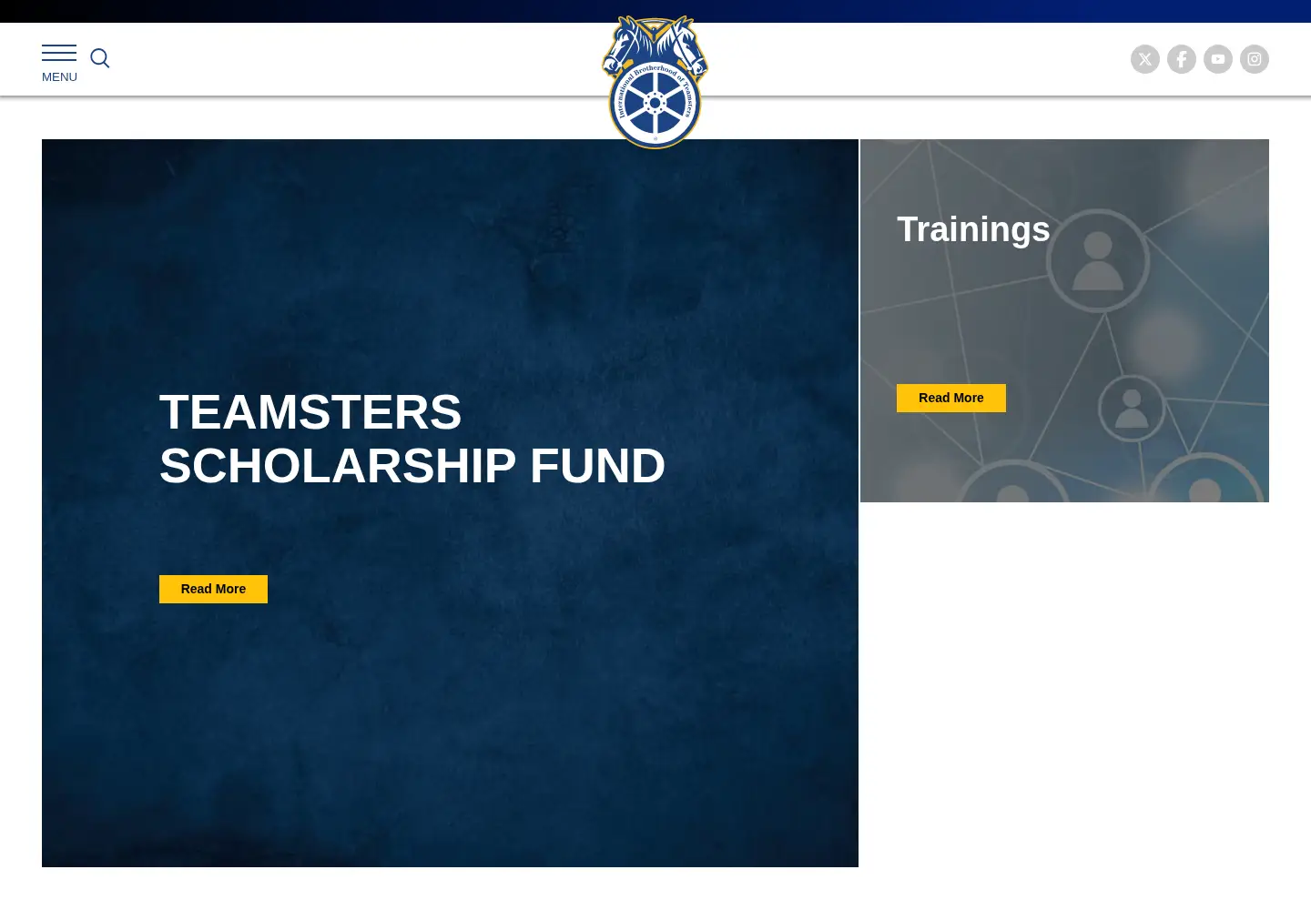 Screenshot of teamster.org