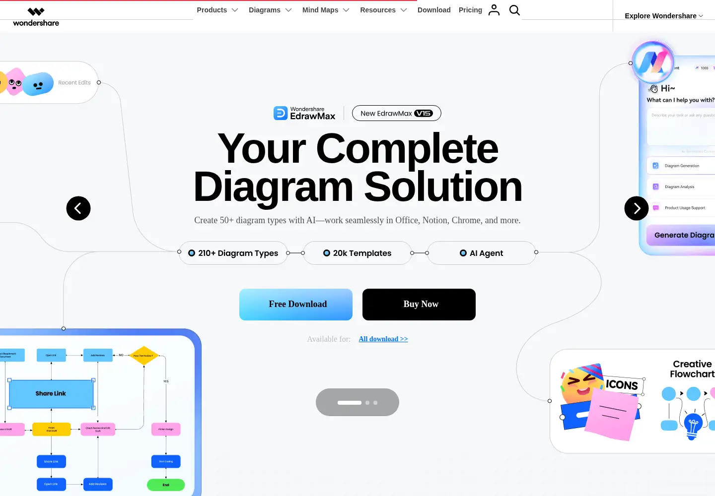 Screenshot of edrawsoft.com