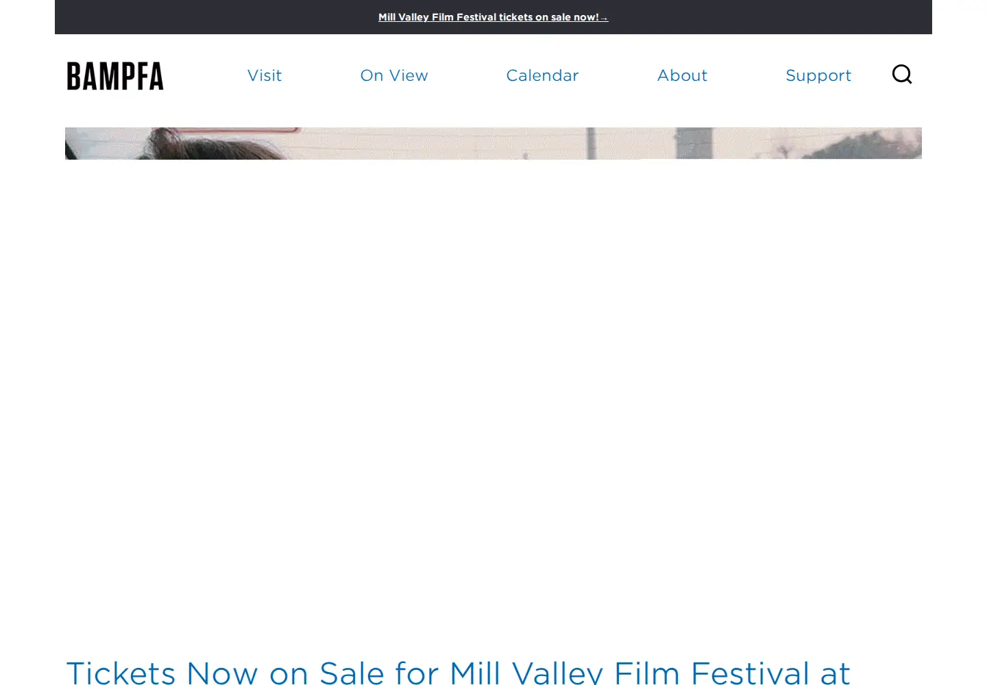 Screenshot of bampfa.org