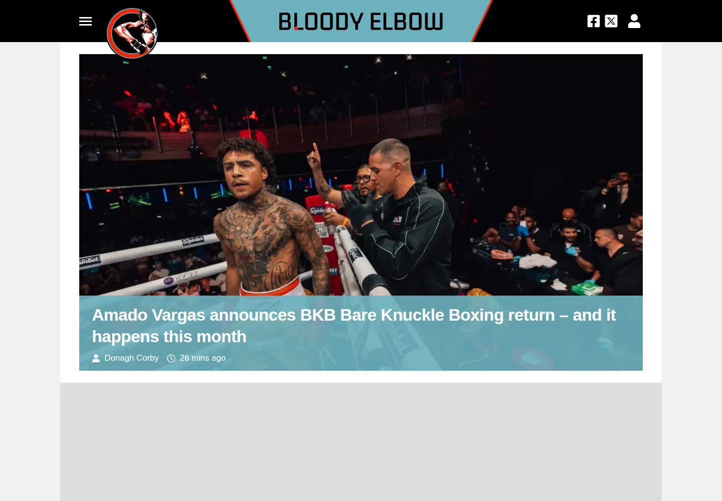 Screenshot of bloodyelbow.com