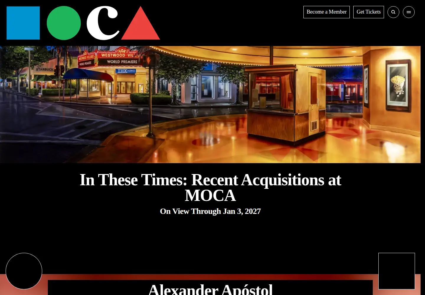 Screenshot of moca.org