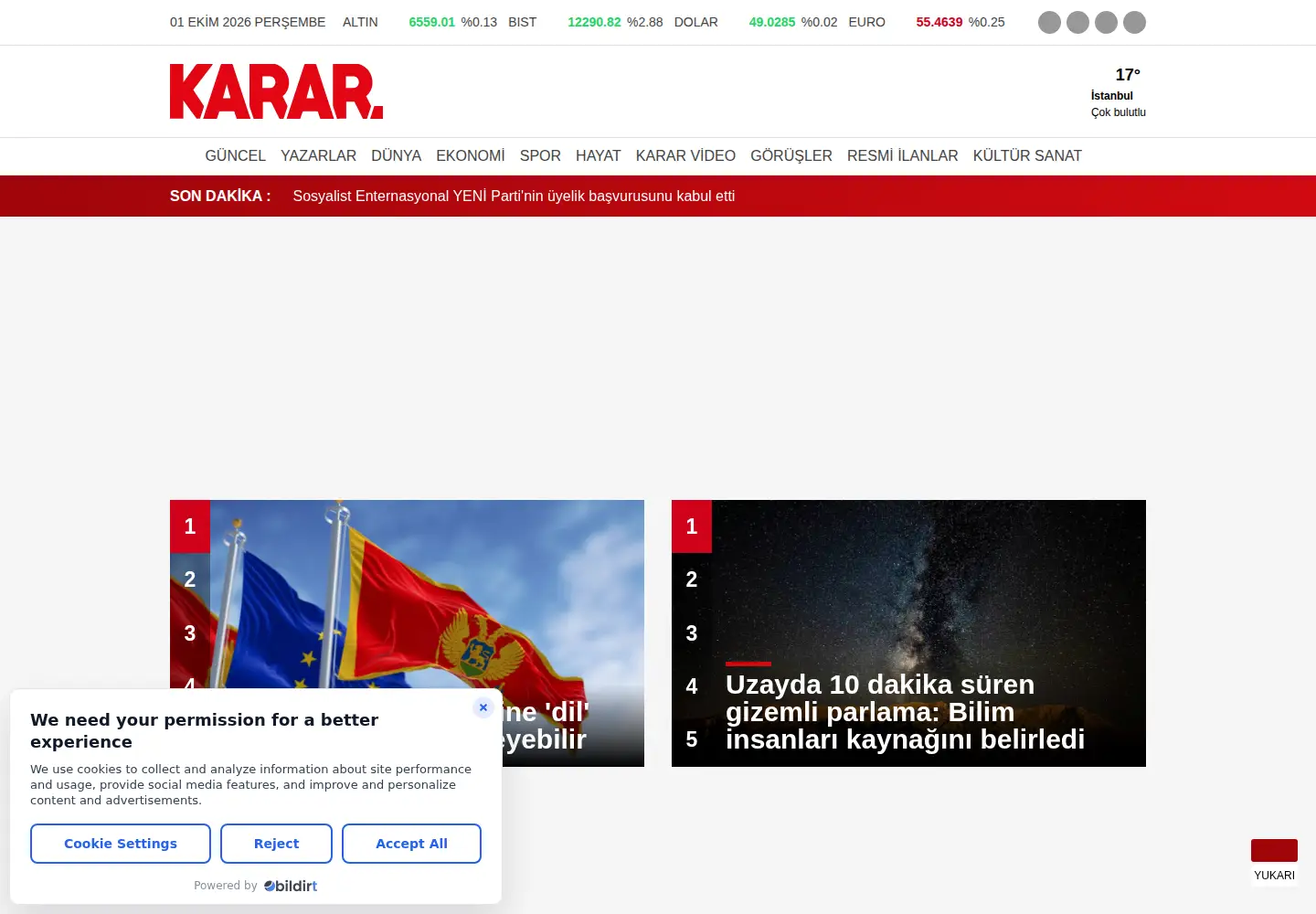 Screenshot of karar.com
