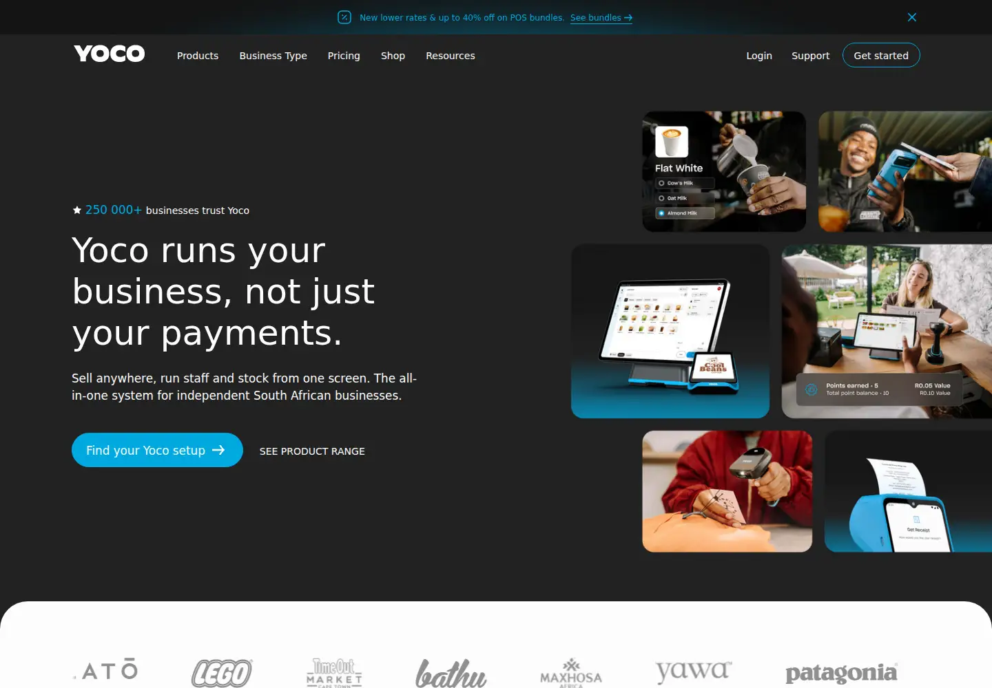Screenshot of yoco.com
