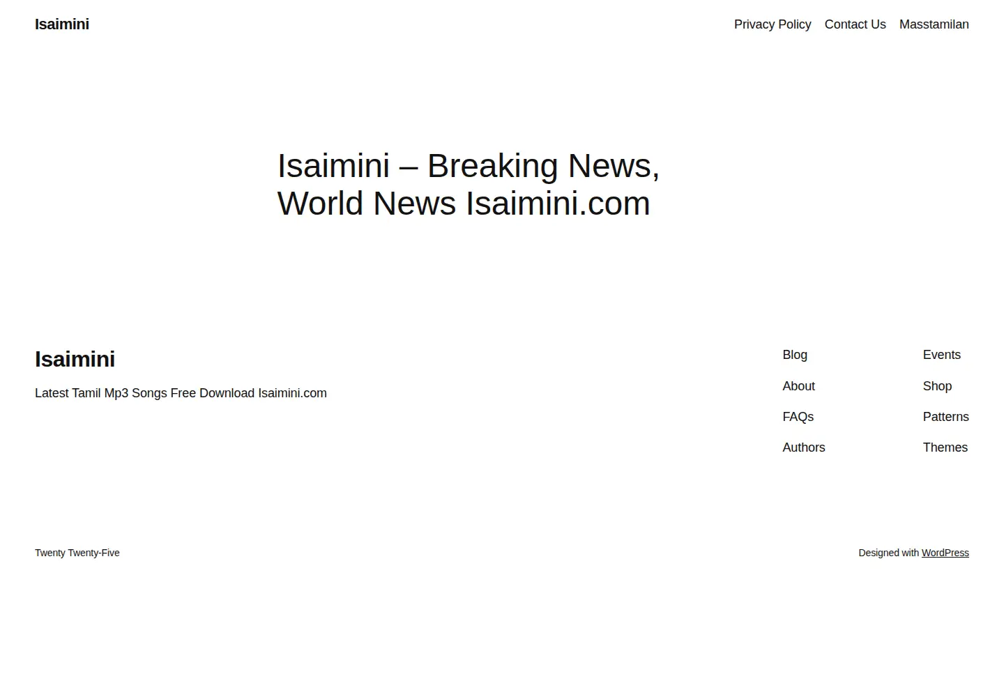 Screenshot of isaiminis.com