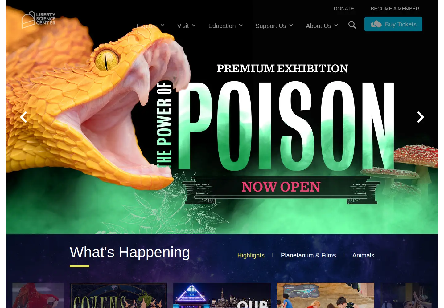 Screenshot of lsc.org