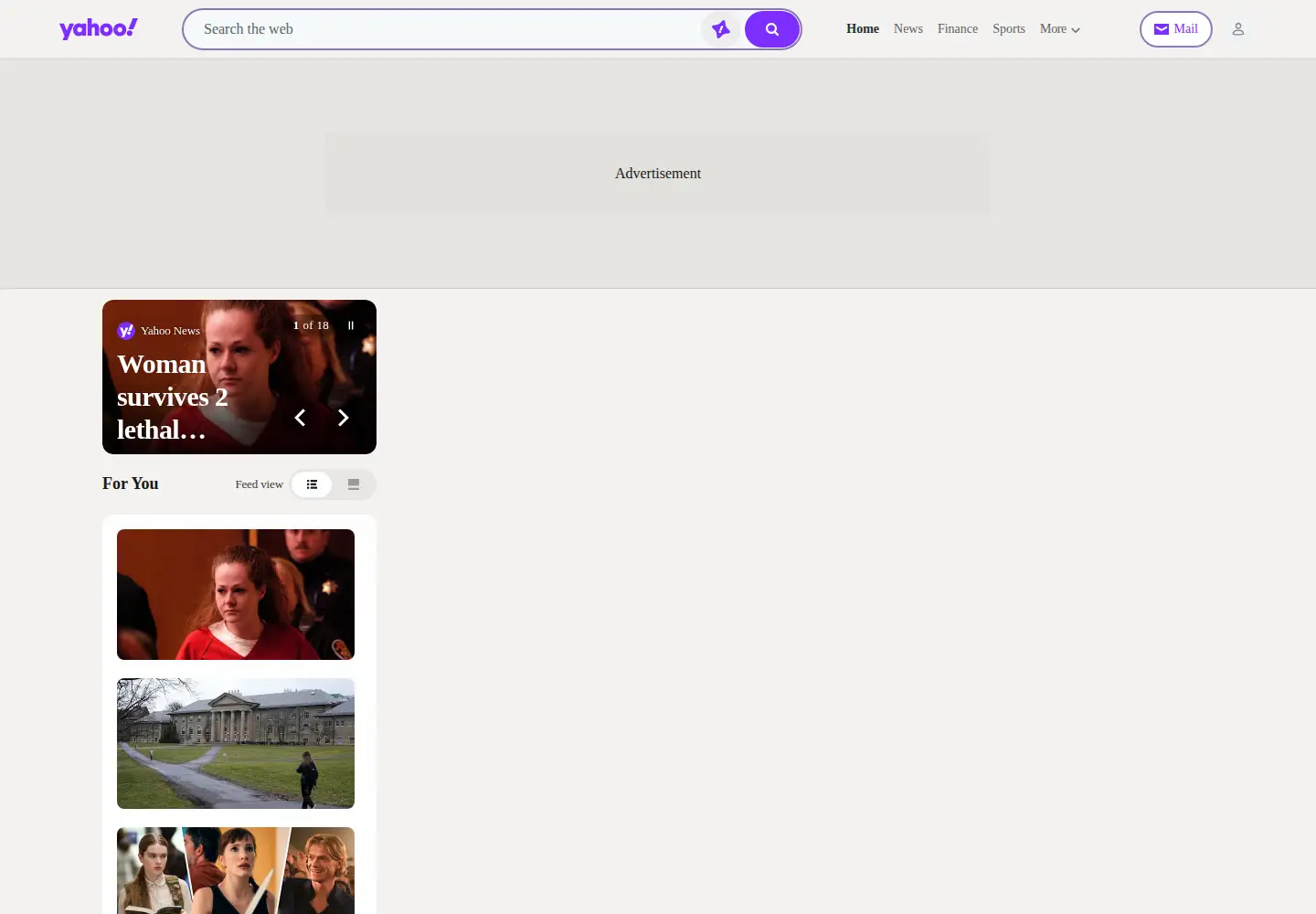 Screenshot of yhoo.it