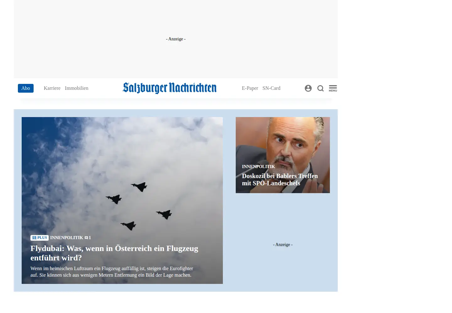 Screenshot of sn.at