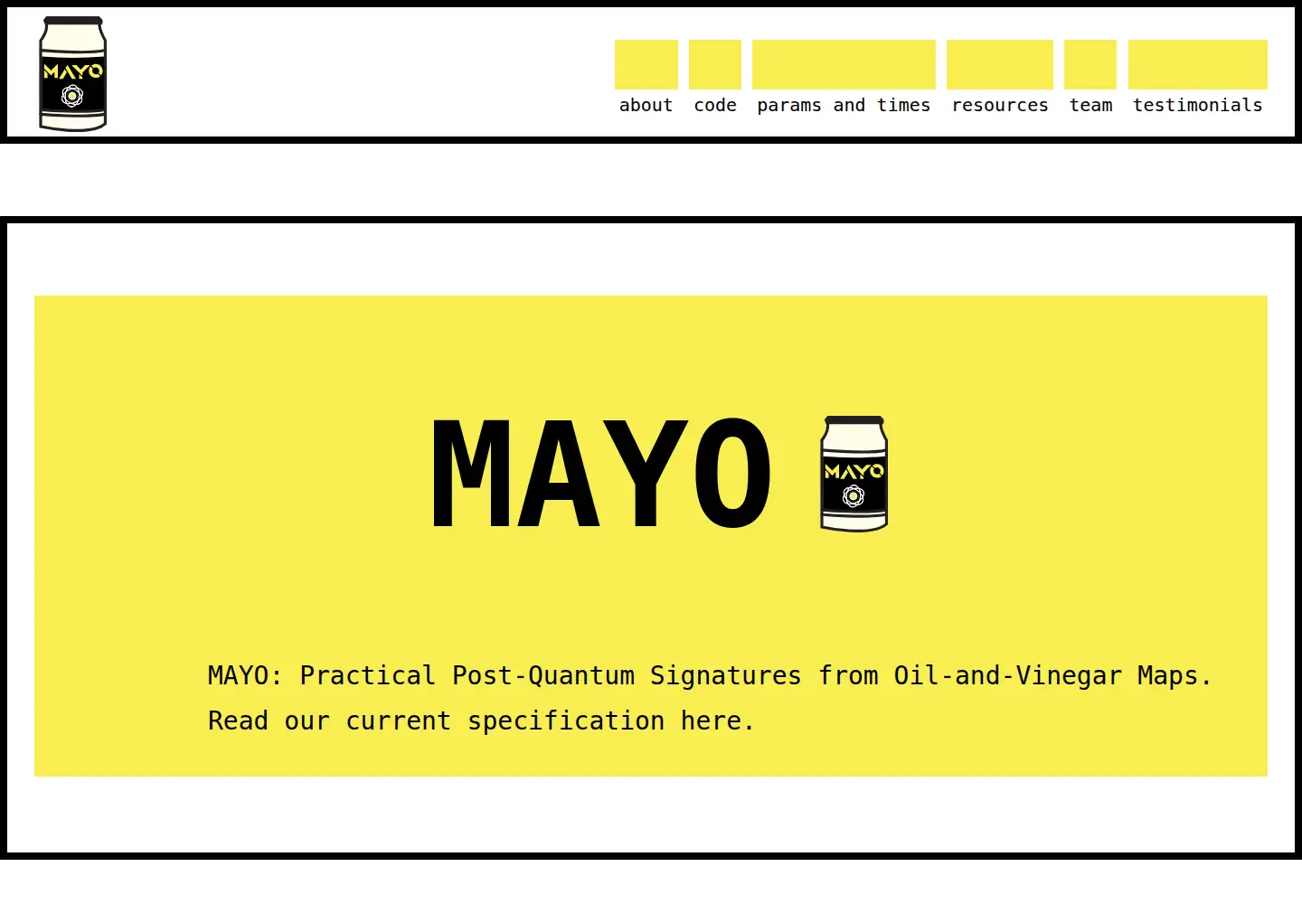 Screenshot of pqmayo.org