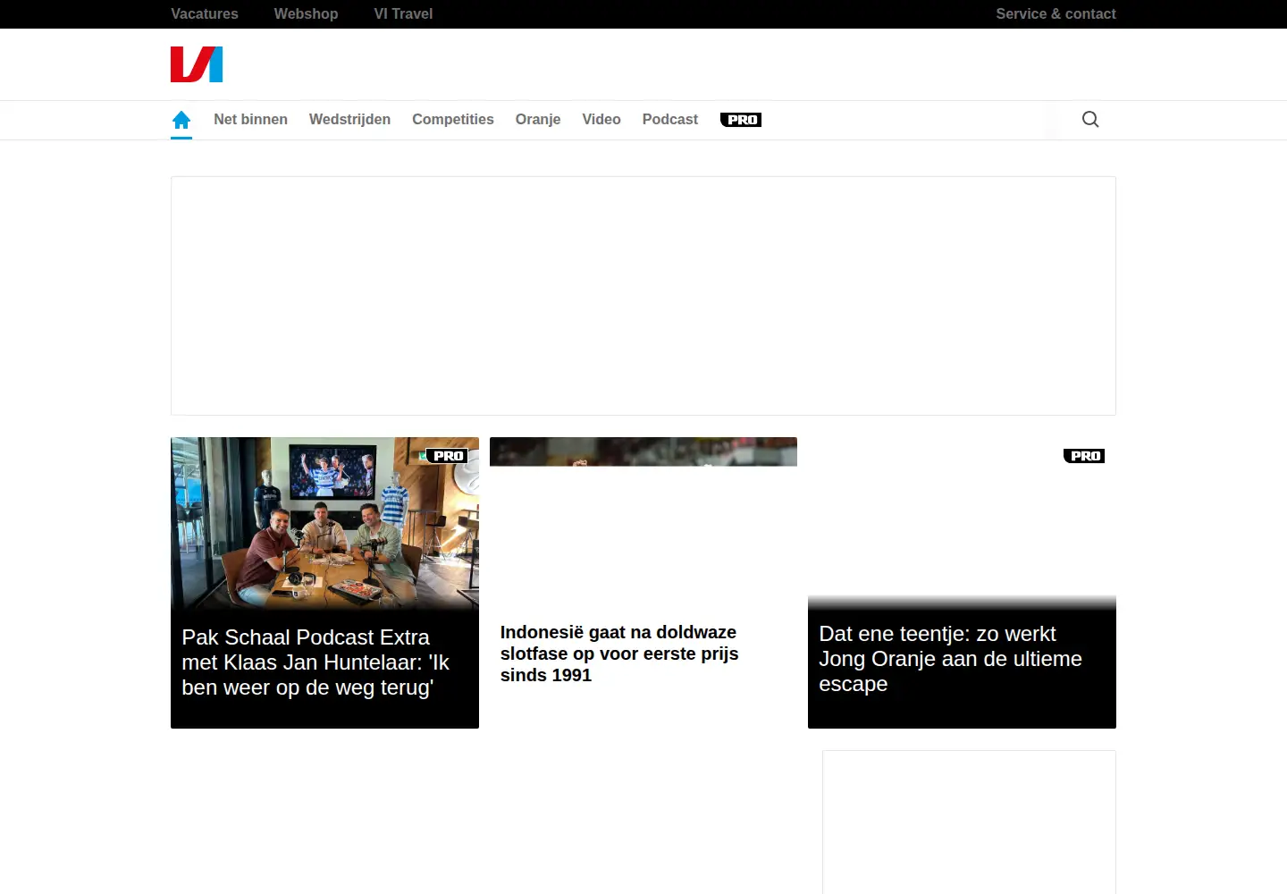 Screenshot of vi.nl