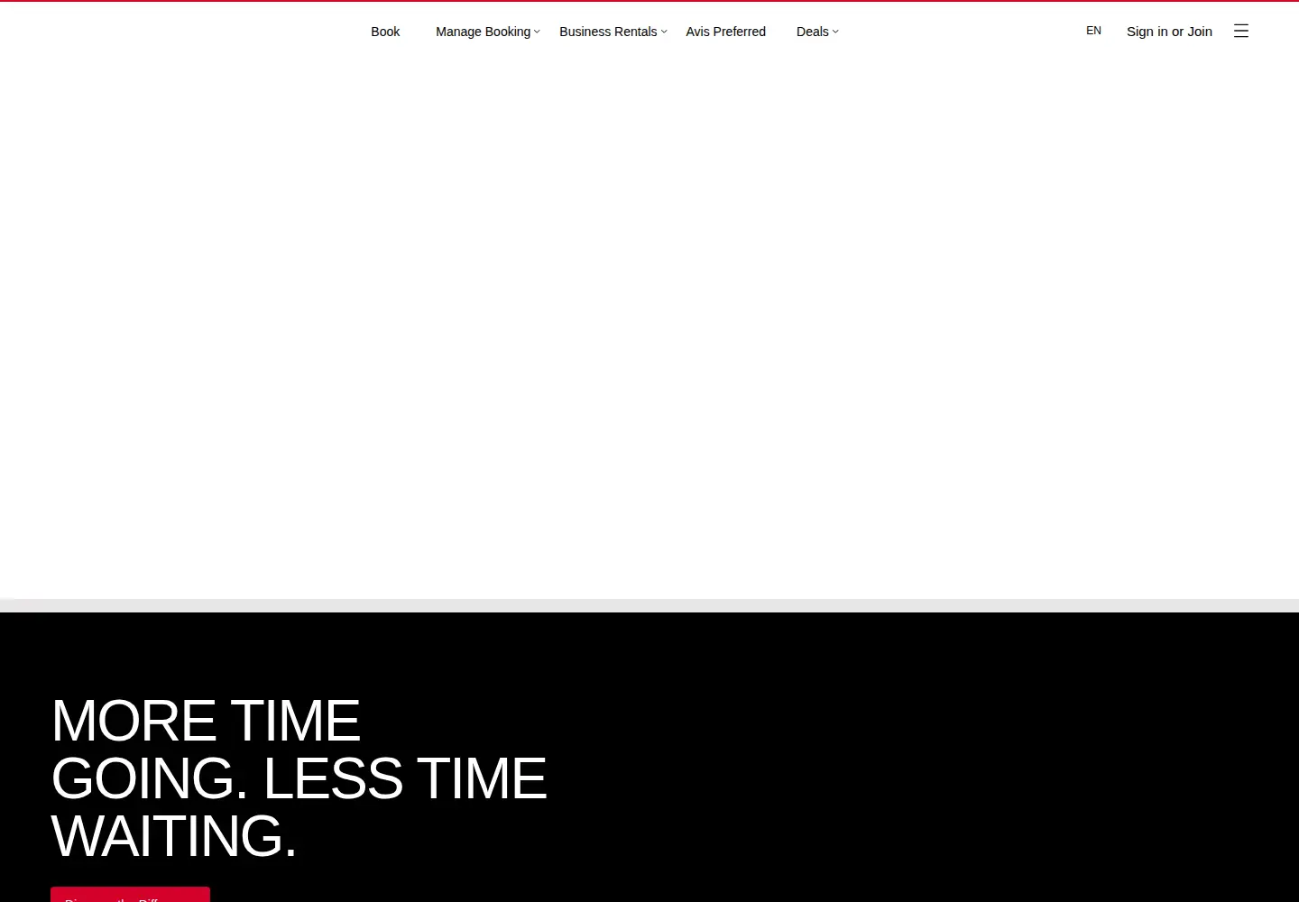 Screenshot of avis.com
