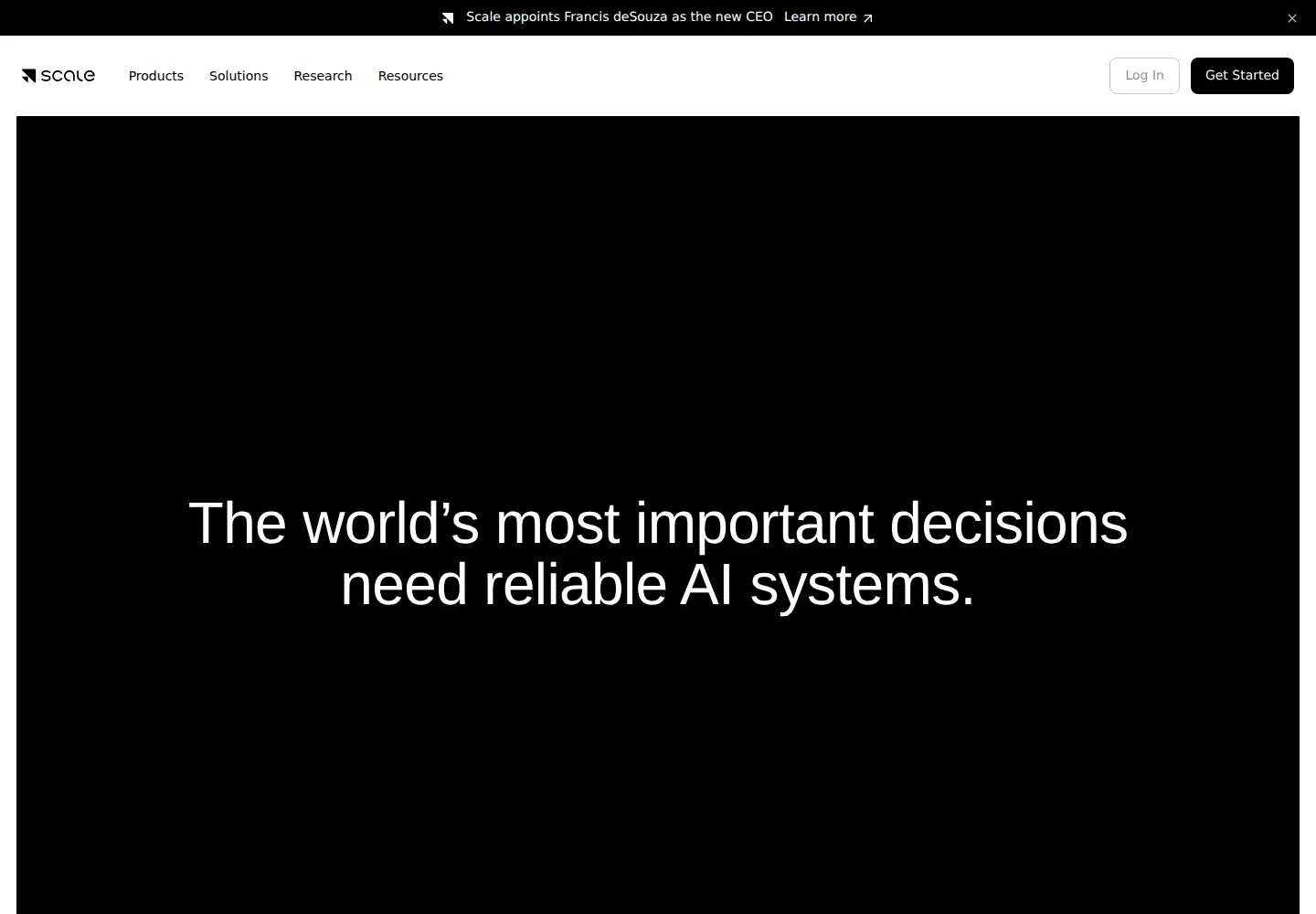 Screenshot of scale.com