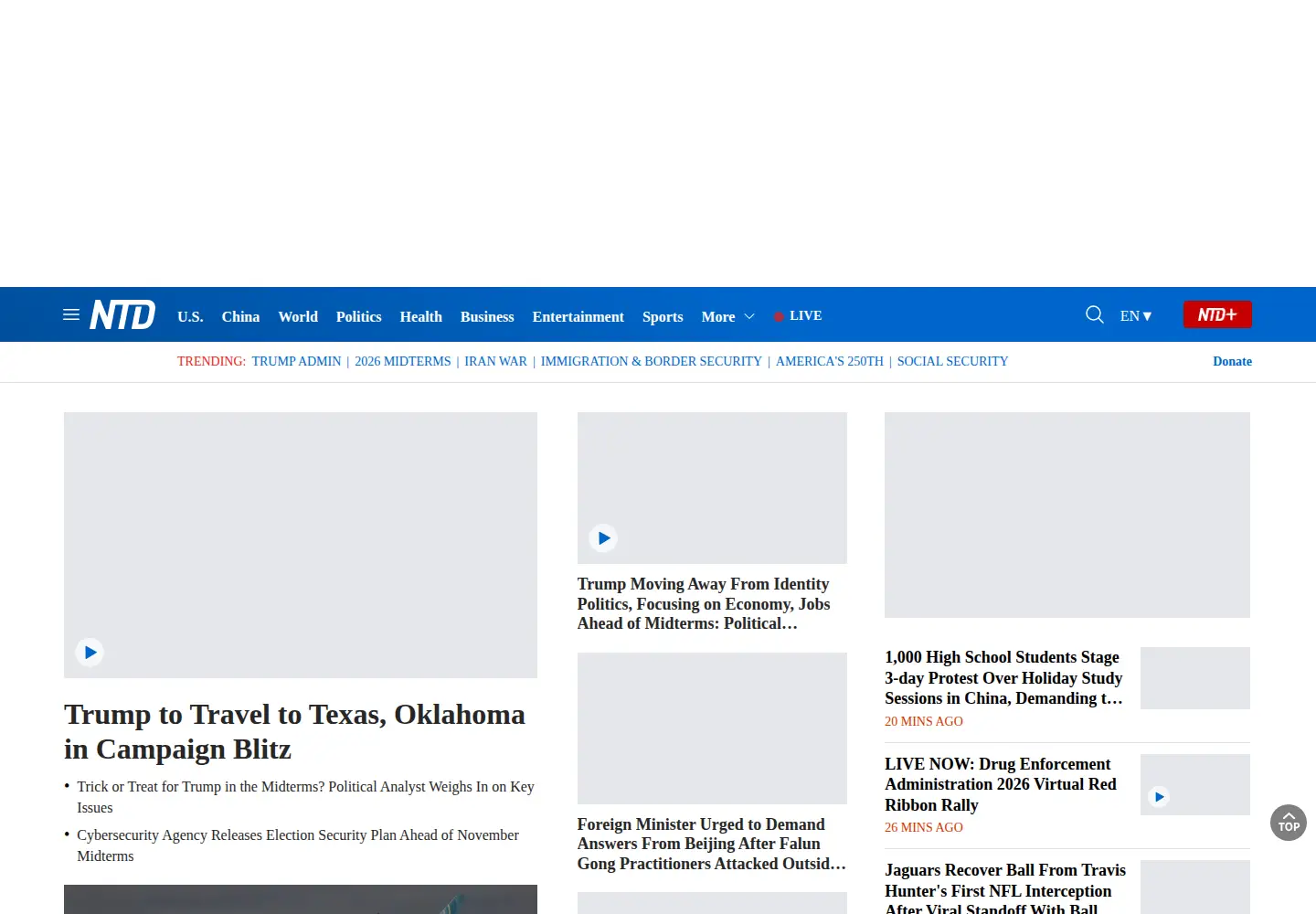 Screenshot of ntd.com