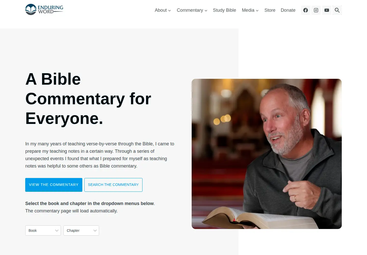 Screenshot of enduringword.com