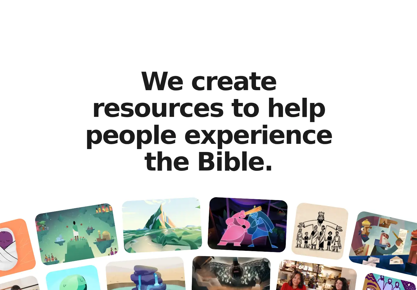 Screenshot of bibleproject.com