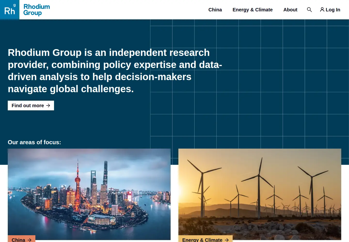 Screenshot of rhg.com