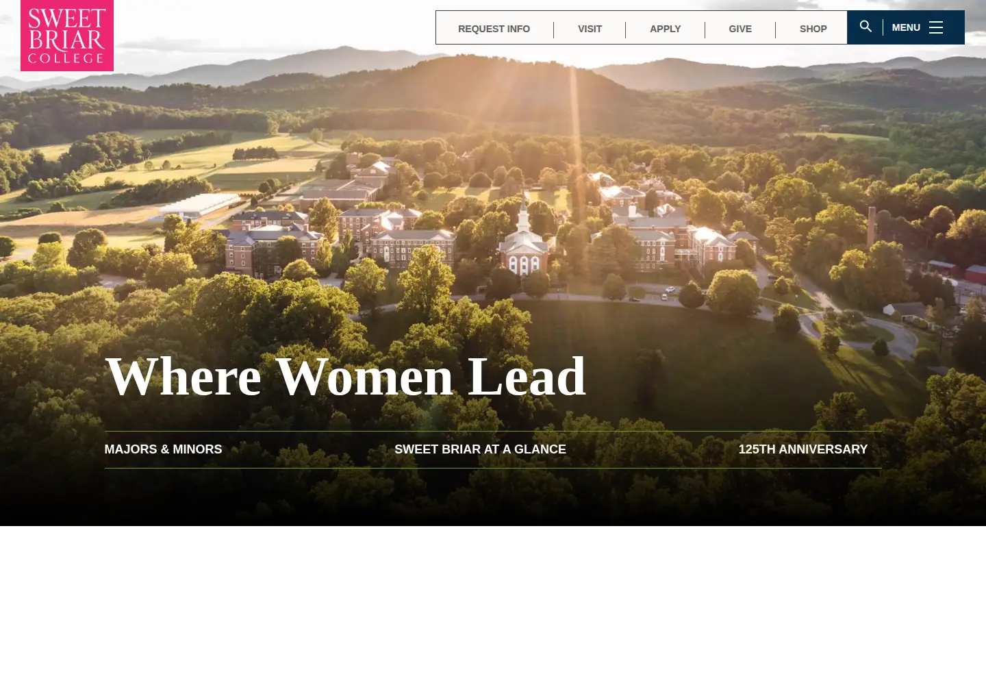 Screenshot of sbc.edu