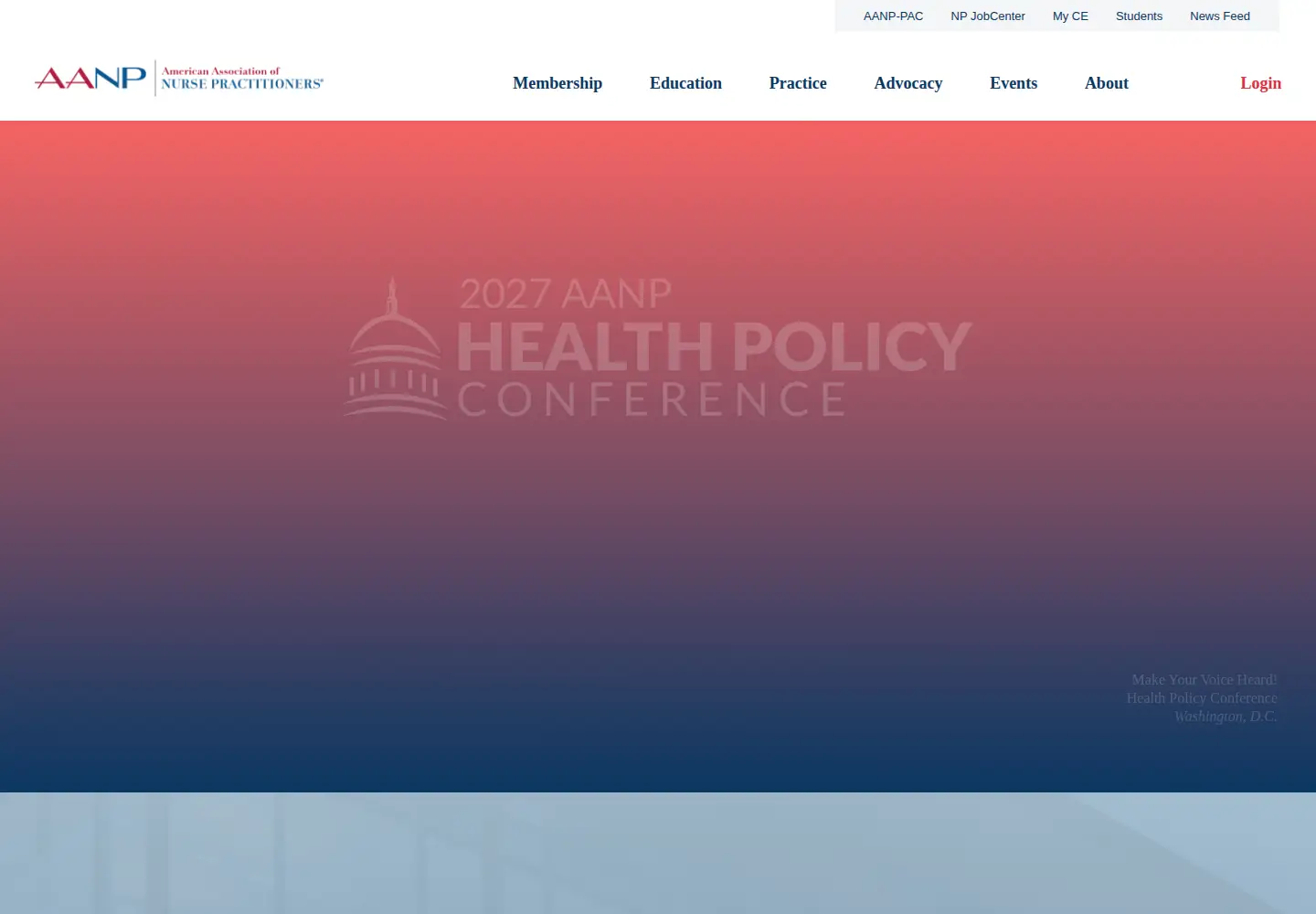 Screenshot of aanp.org