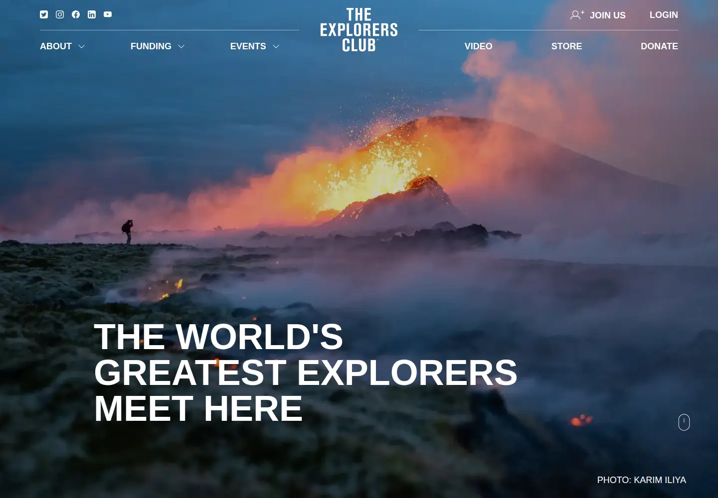 Screenshot of explorers.org