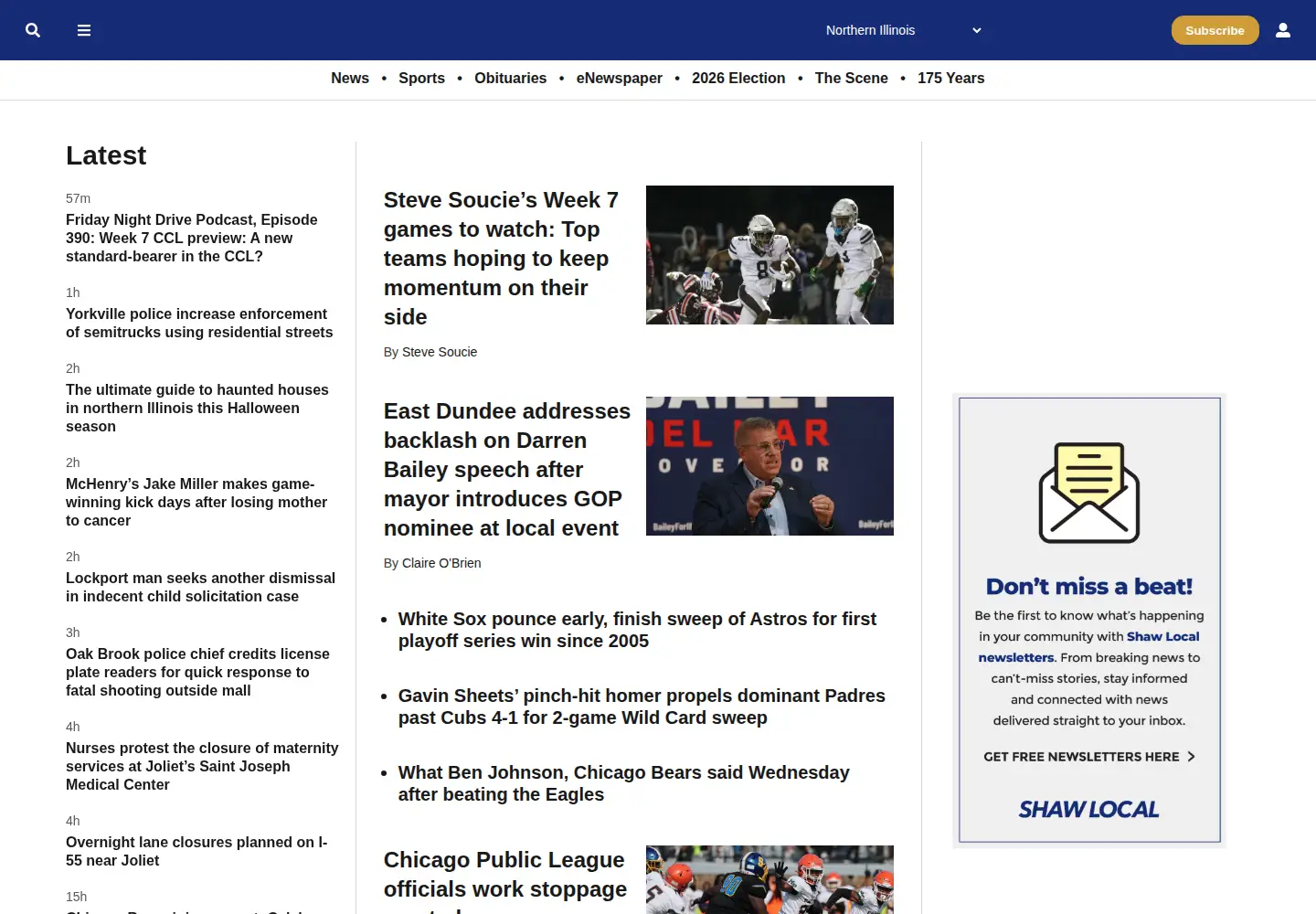 Screenshot of shawlocal.com