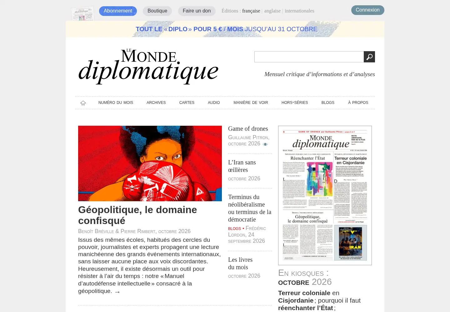 Screenshot of monde-diplomatique.fr