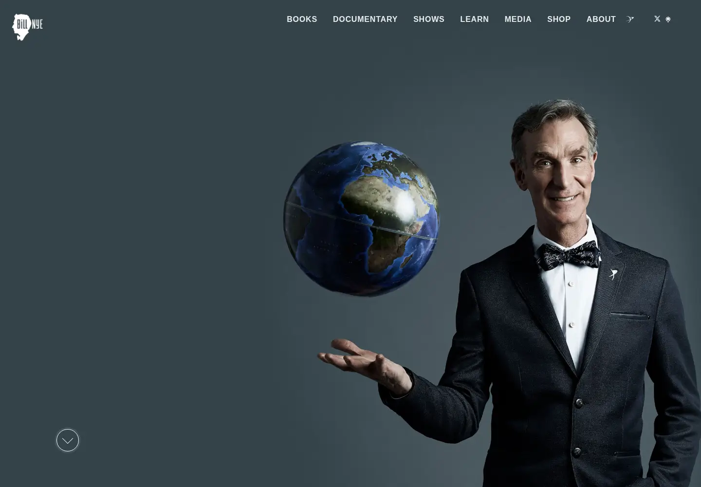 Screenshot of billnye.com