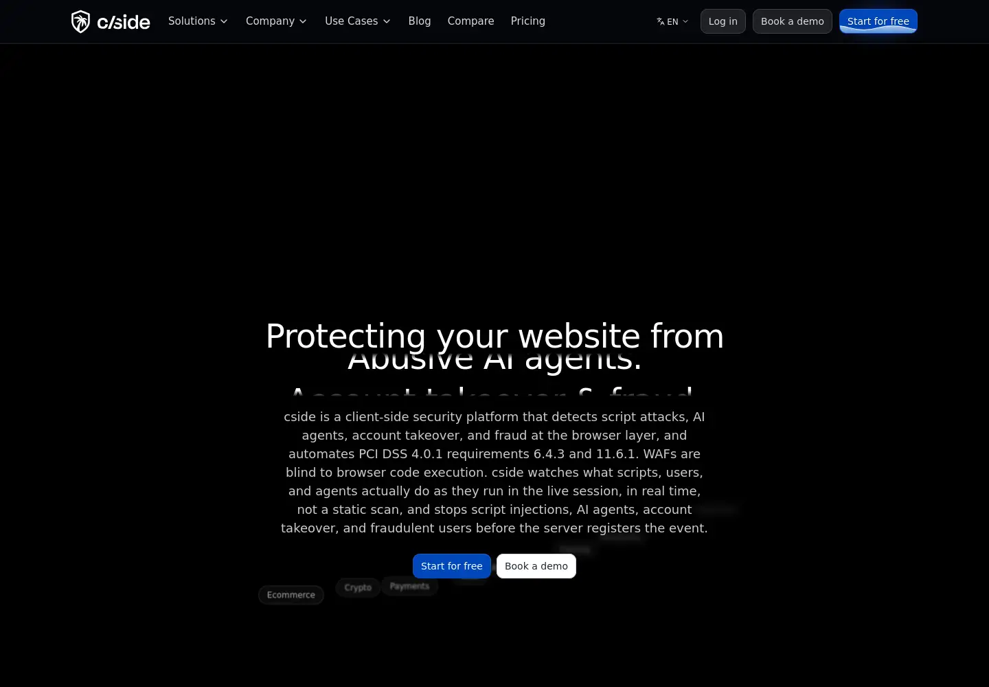 Screenshot of cside.com