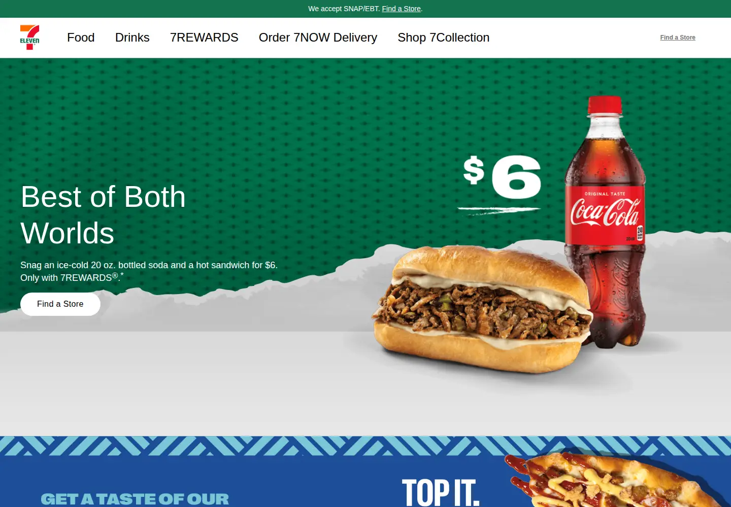Screenshot of 7-eleven.com