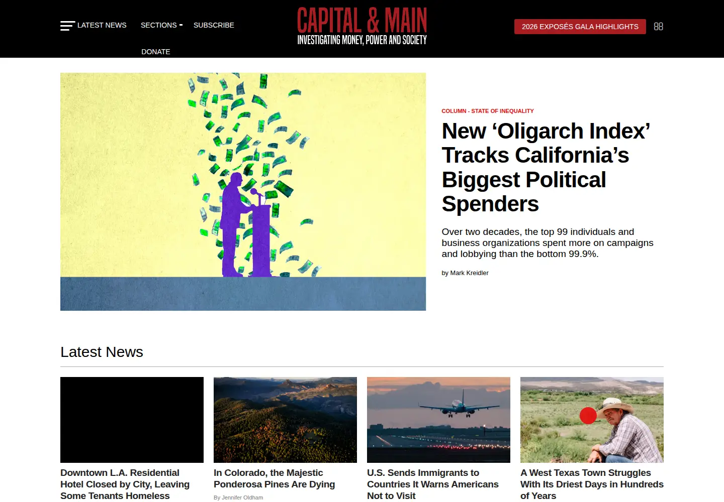 Screenshot of capitalandmain.com