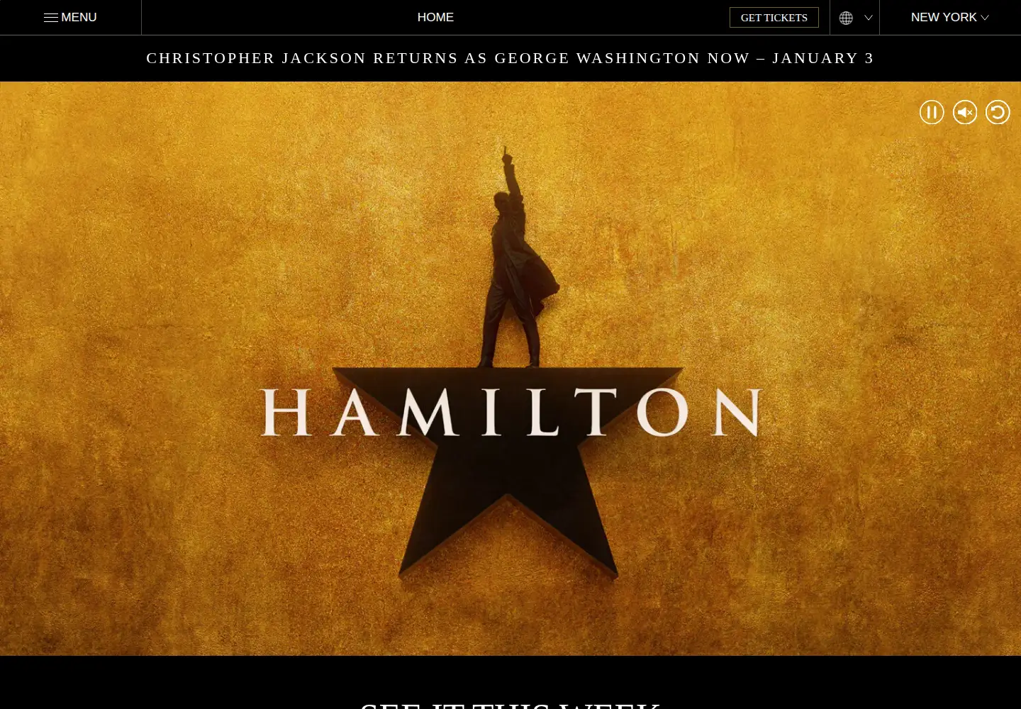 Screenshot of hamiltonmusical.com