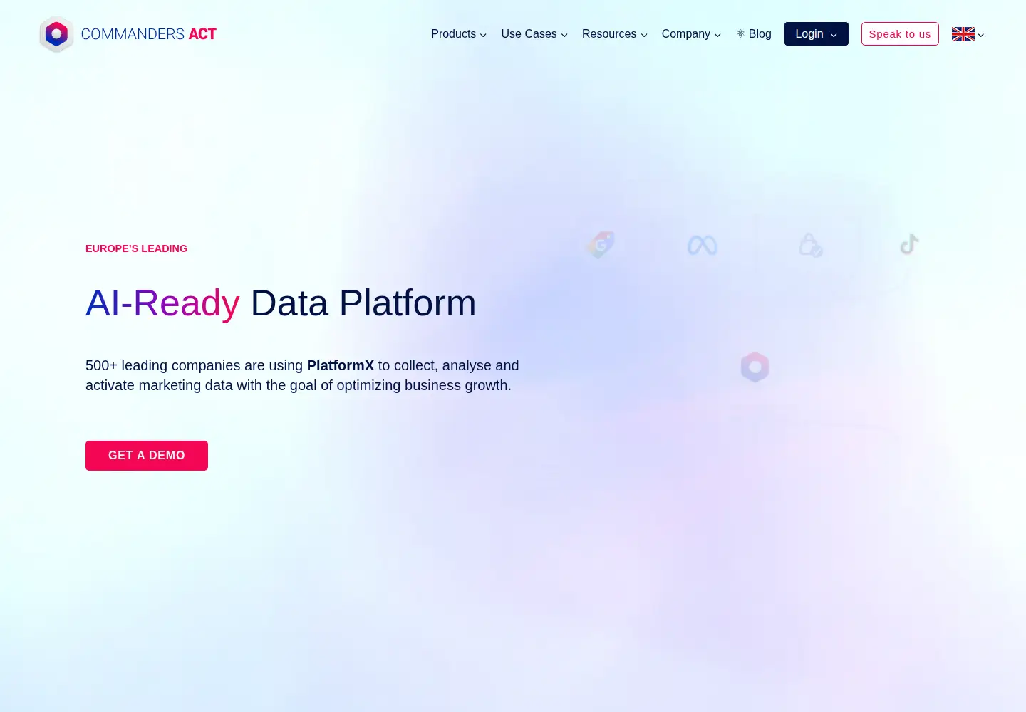 Screenshot of commandersact.com