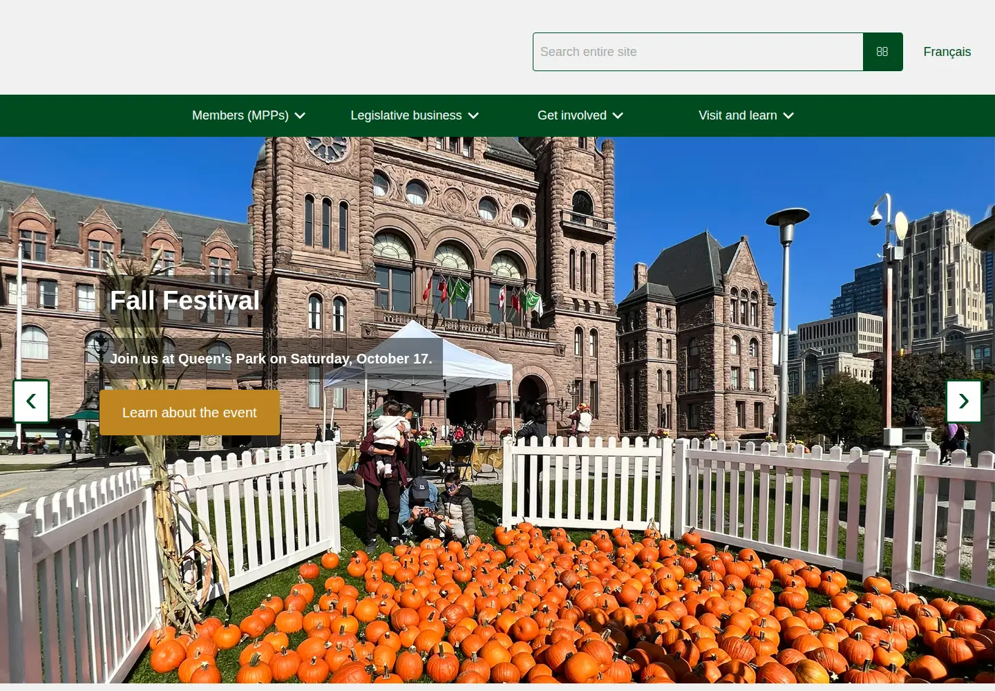 Screenshot of ola.org