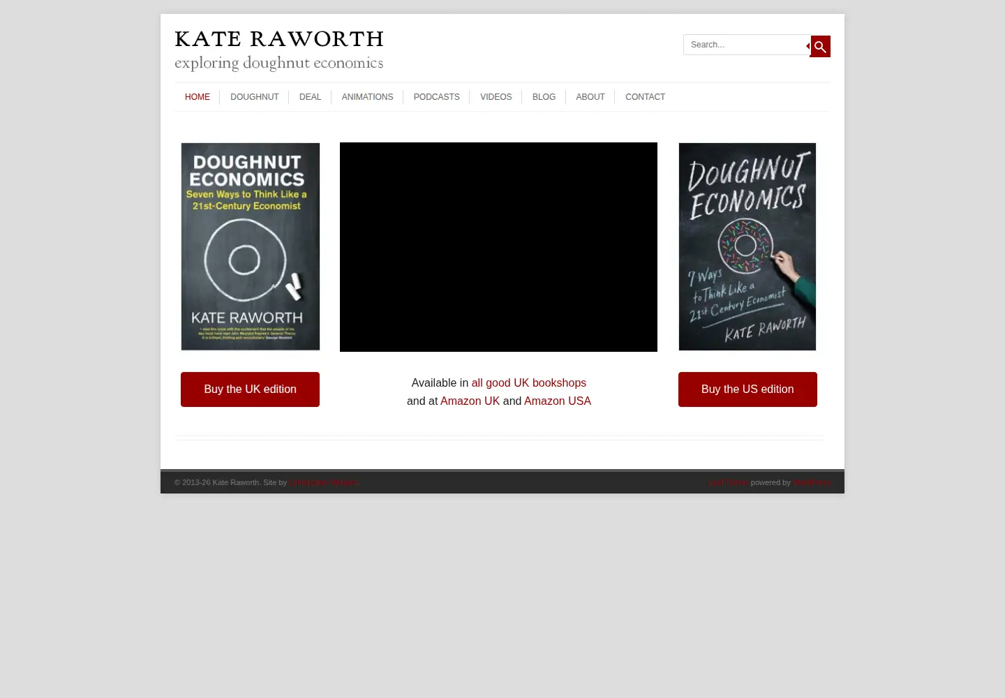 Screenshot of kateraworth.com