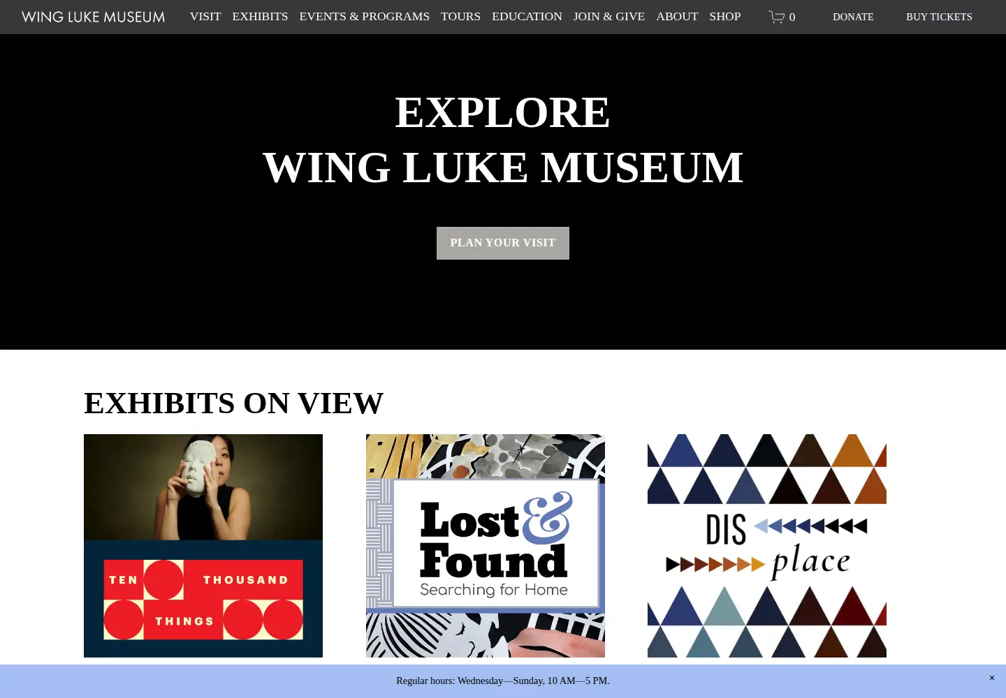 Screenshot of wingluke.org