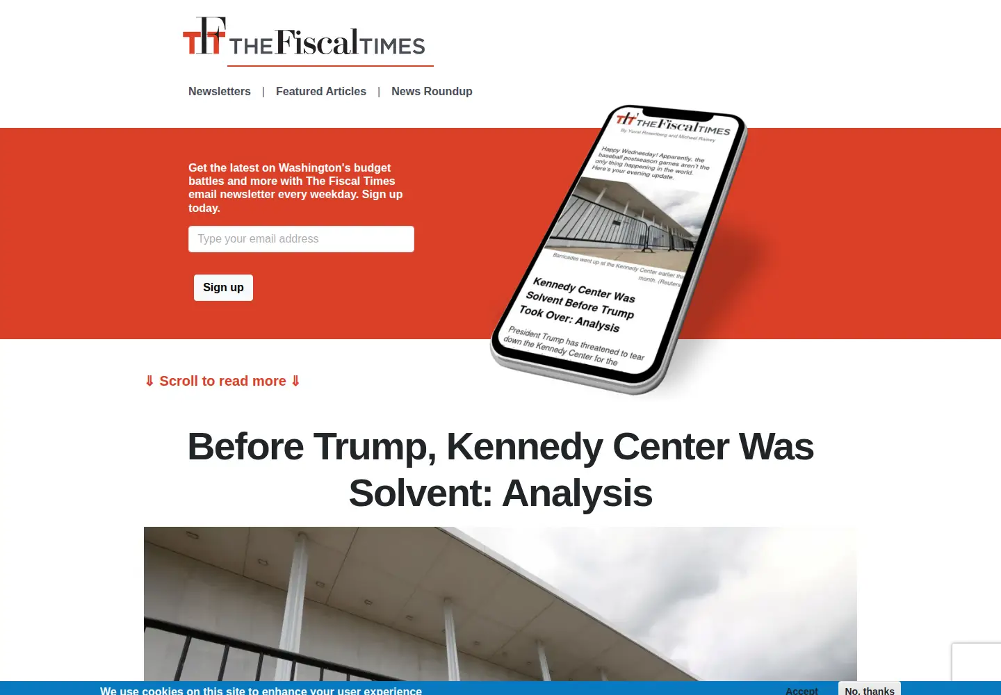 Screenshot of thefiscaltimes.com