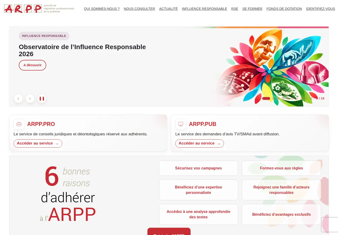 Screenshot of arpp.org