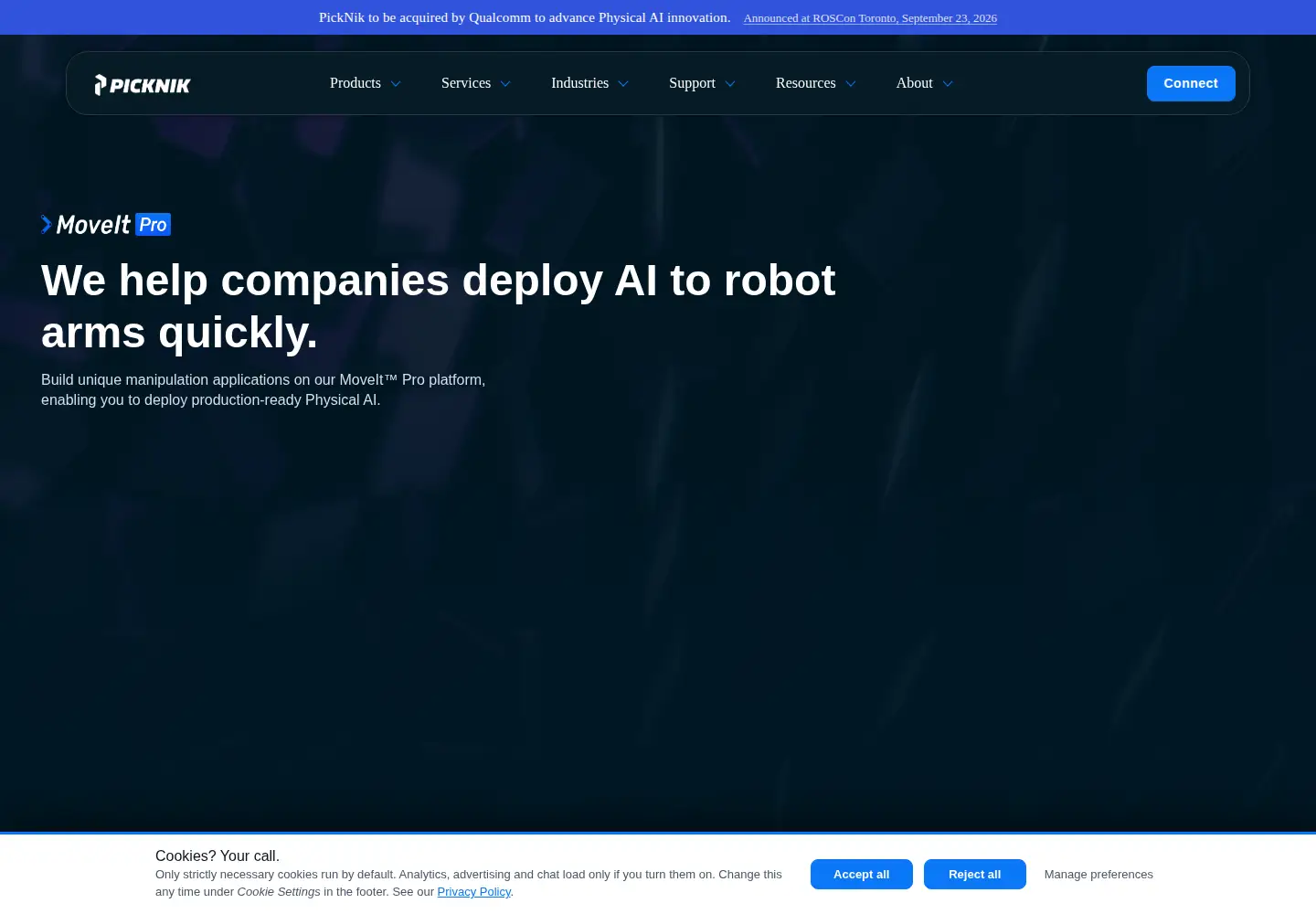 Screenshot of picknik.ai