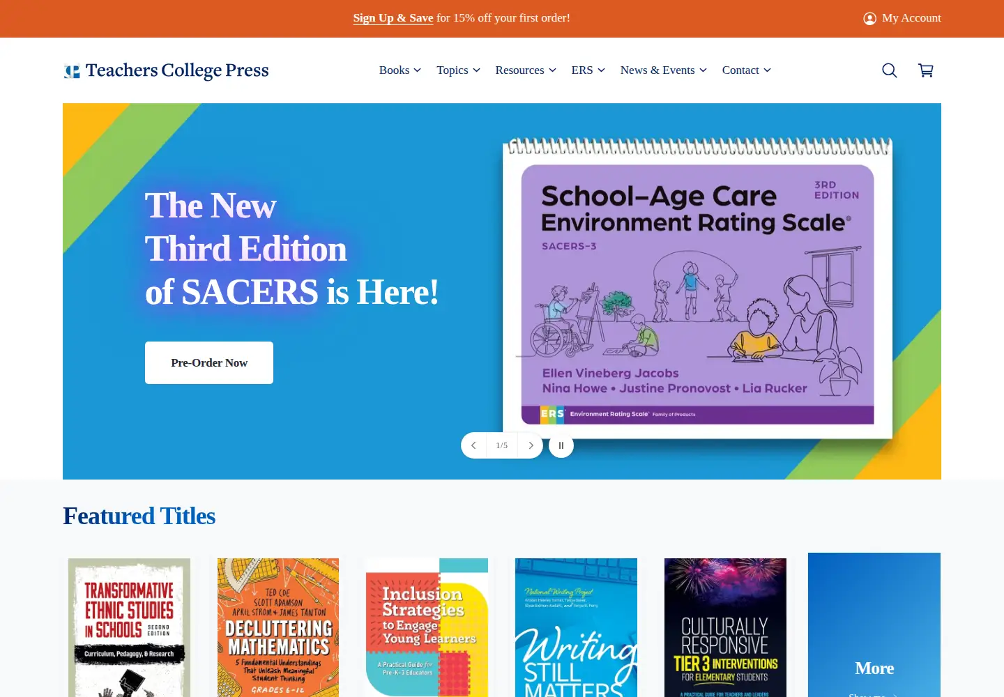 Screenshot of tcpress.com