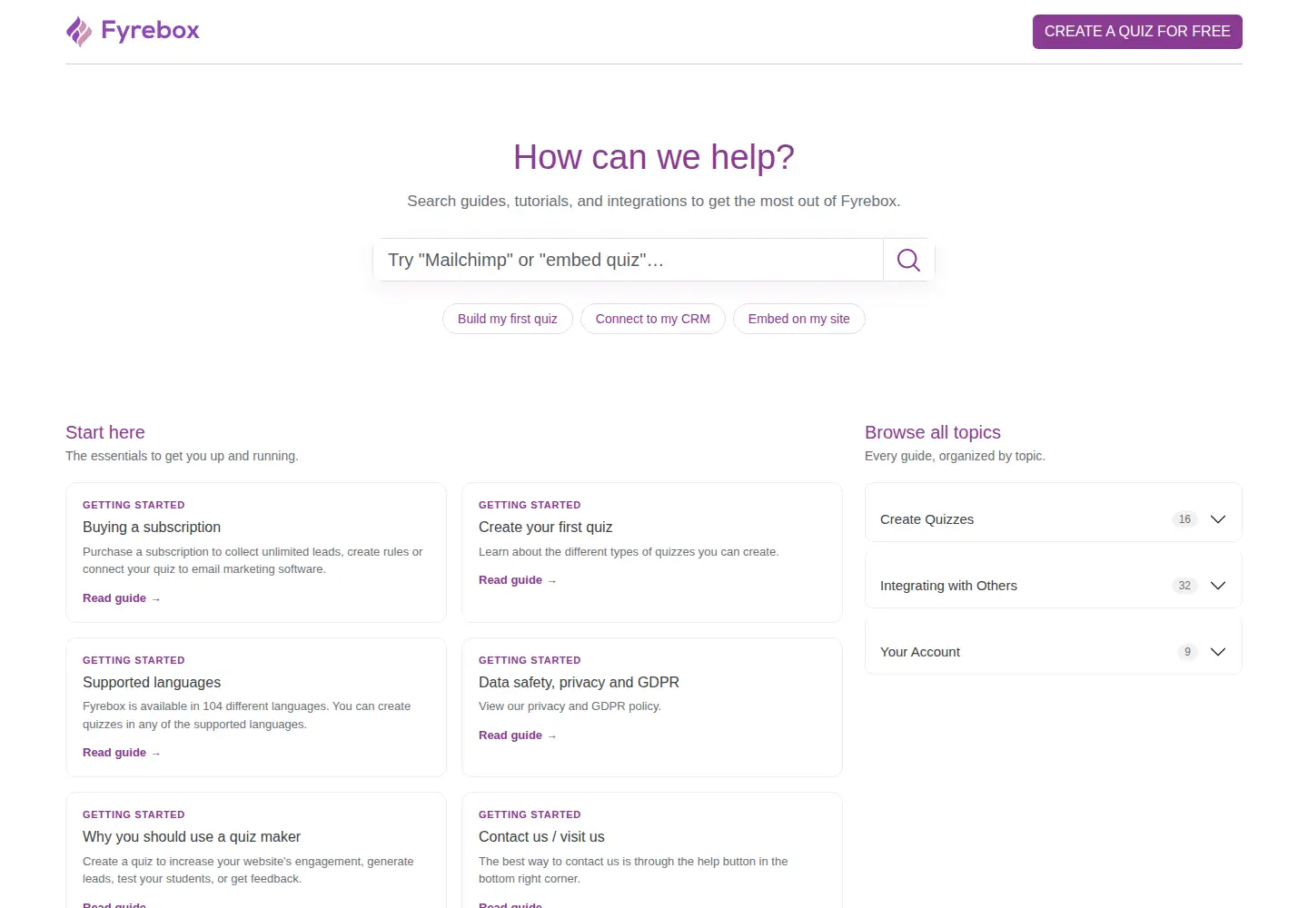 Screenshot of fyrebox.guru