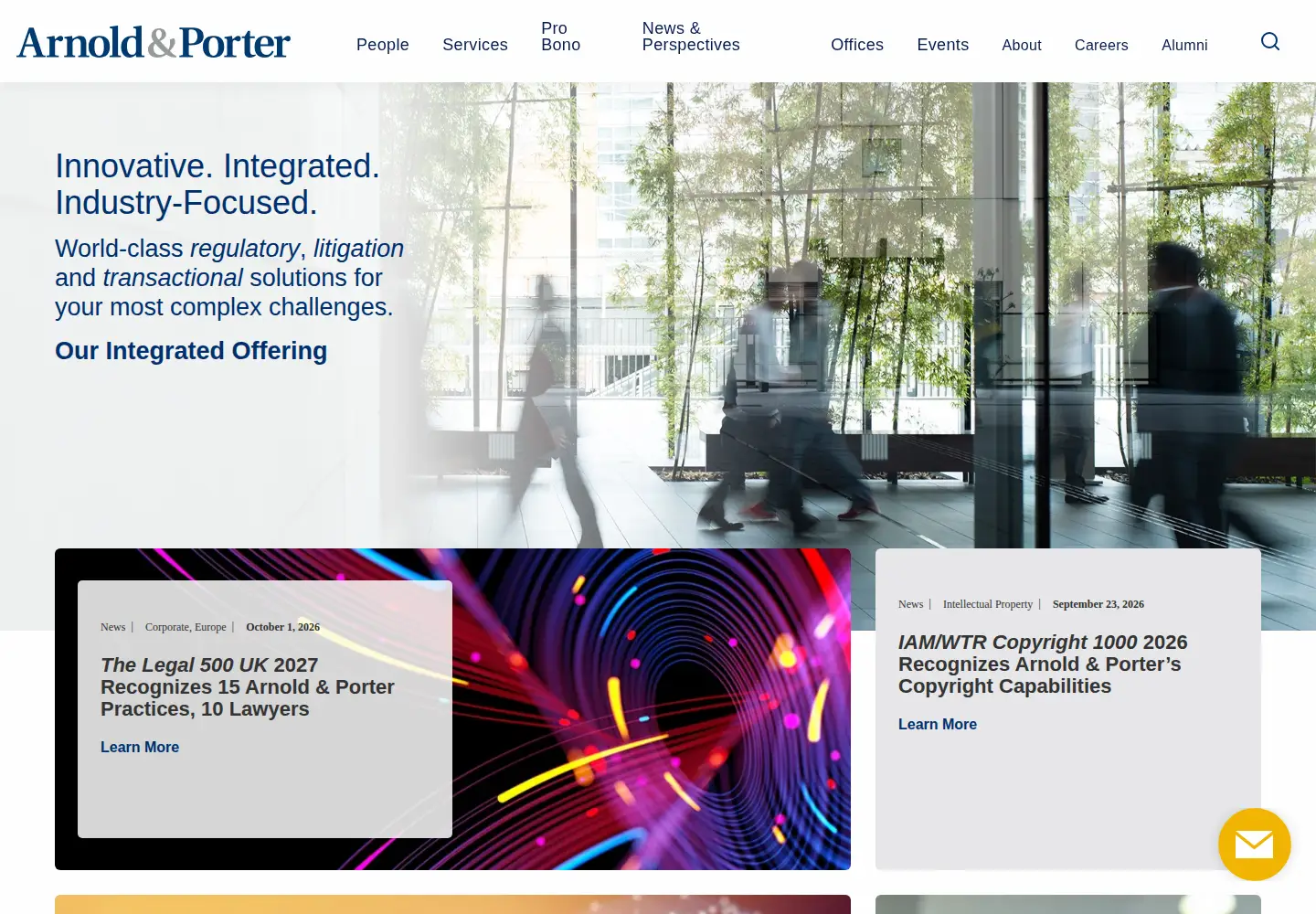 Screenshot of arnoldporter.com