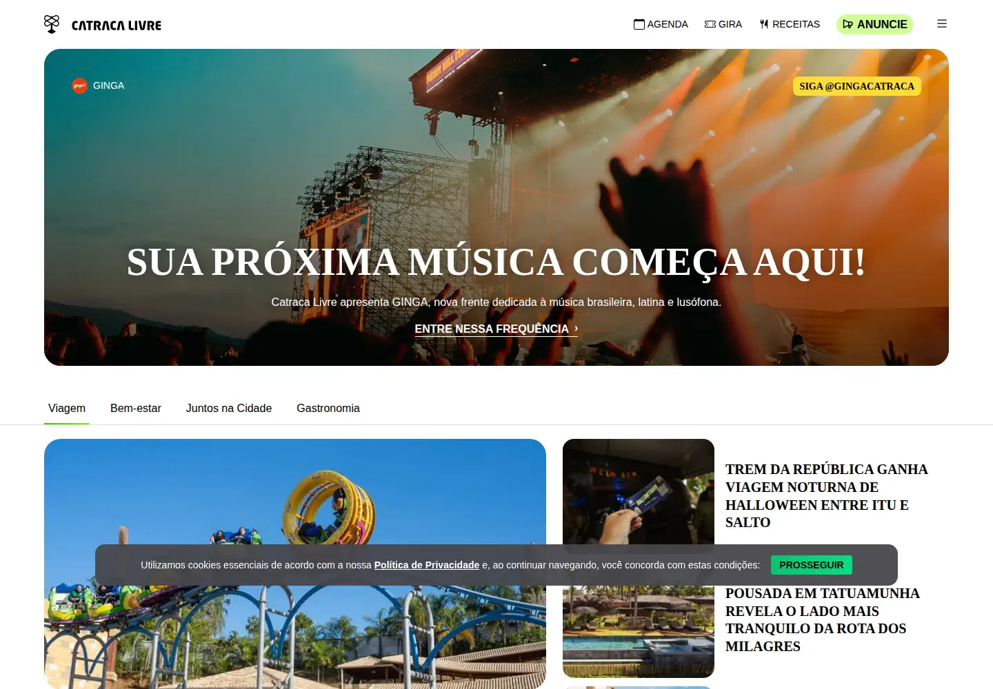 Screenshot of catracalivre.com.br