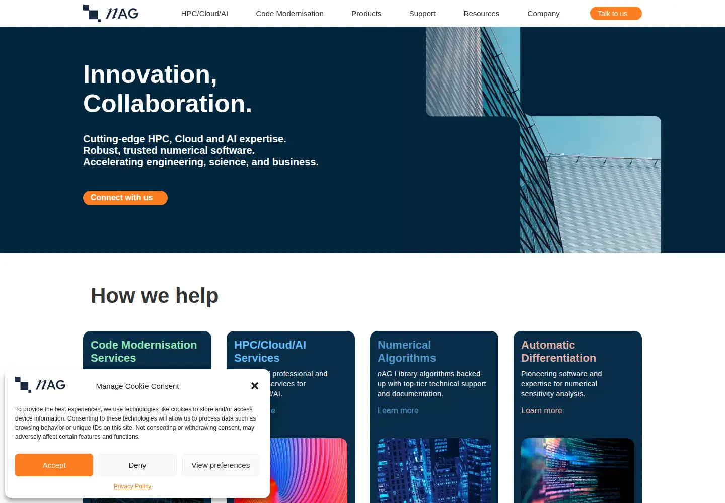 Screenshot of nag.co.uk