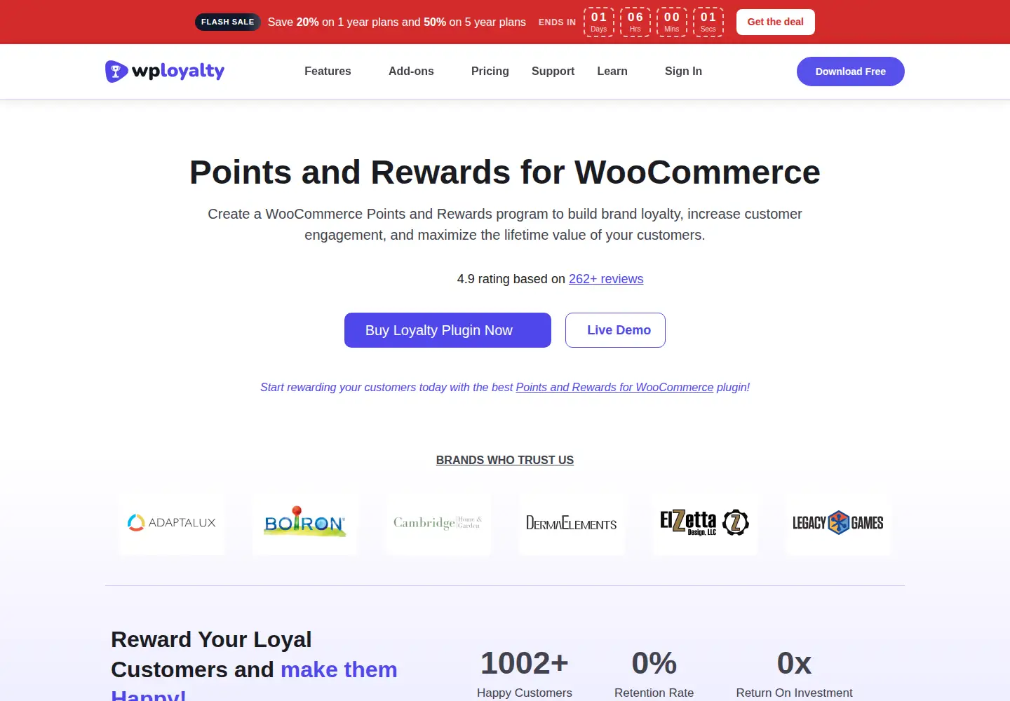 Screenshot of wployalty.net