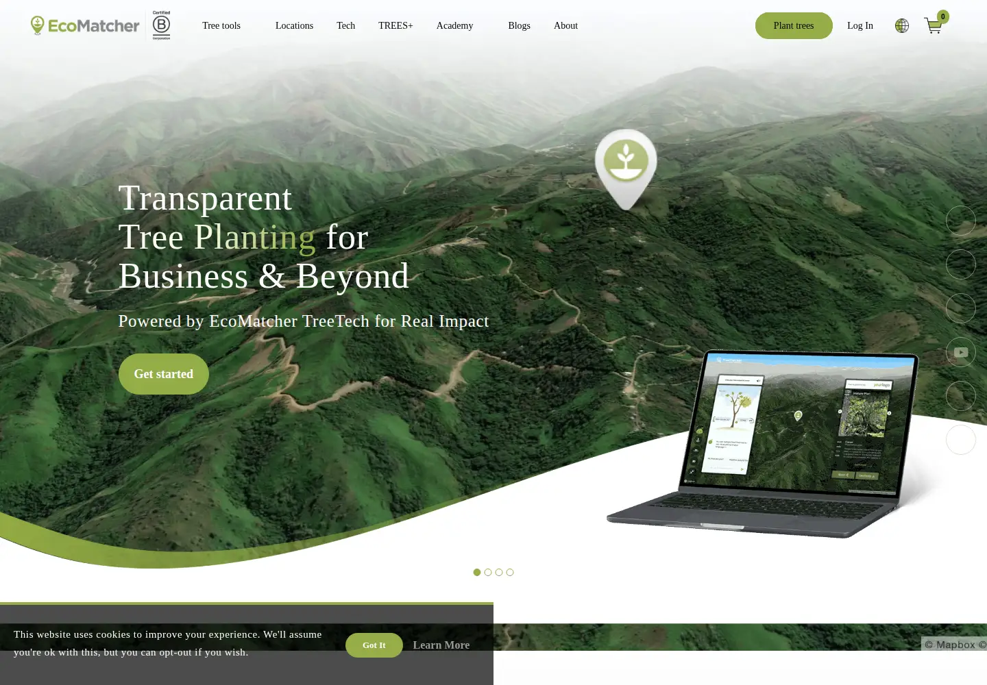Screenshot of ecomatcher.com