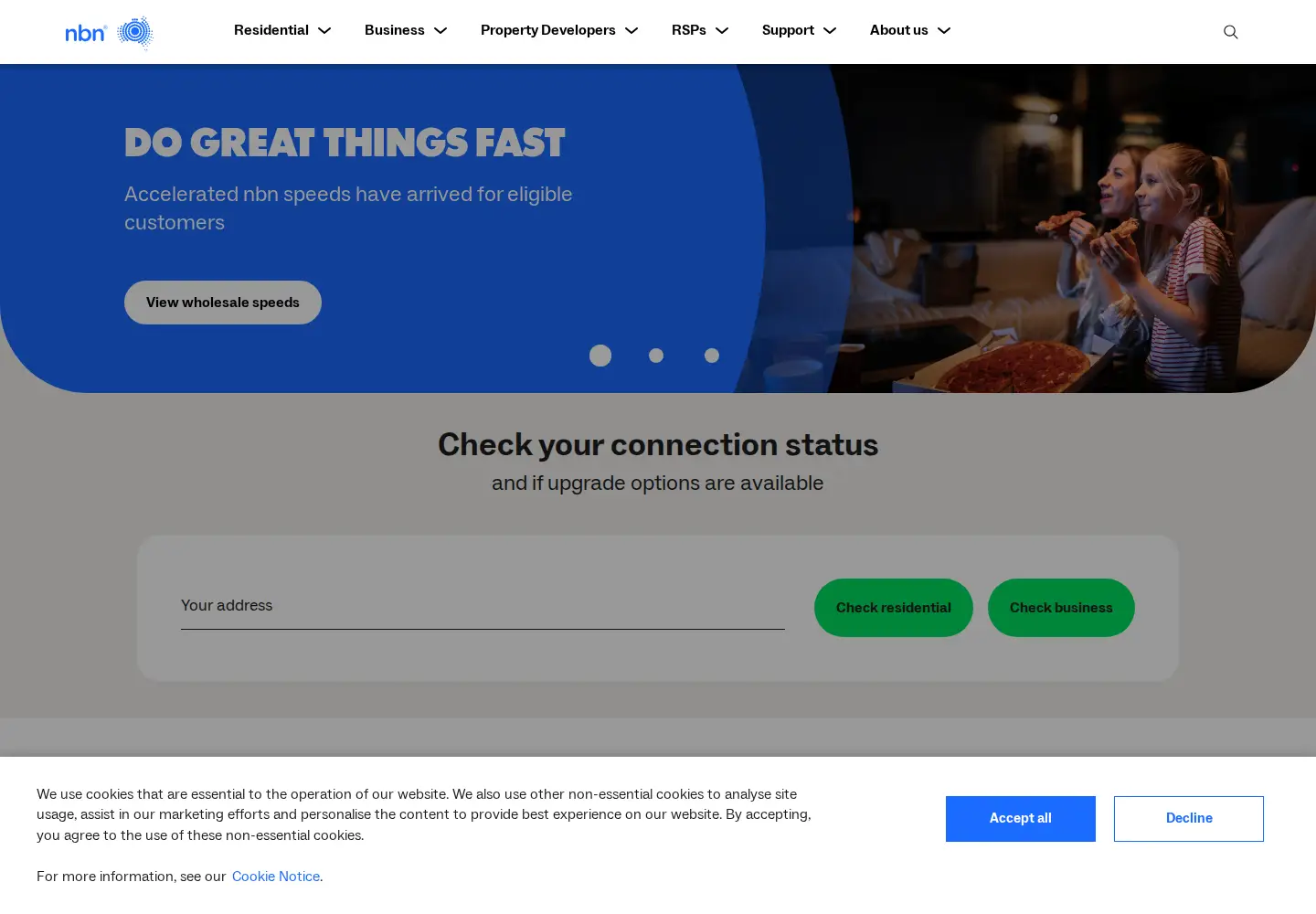 Screenshot of nbnco.com.au