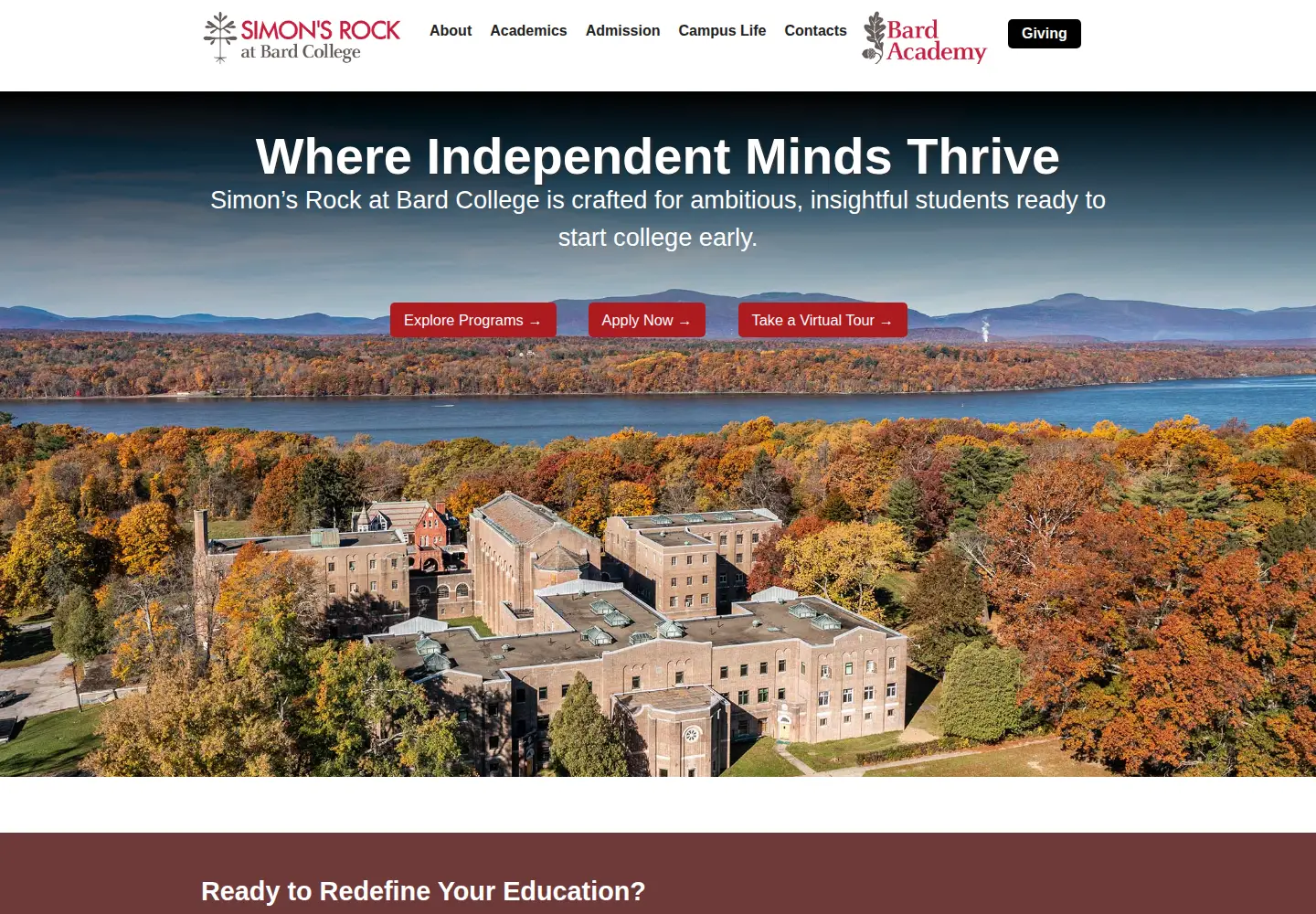 Screenshot of simons-rock.edu