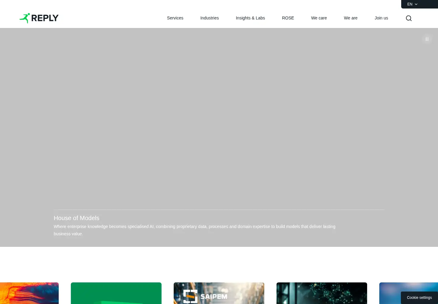 Screenshot of reply.com