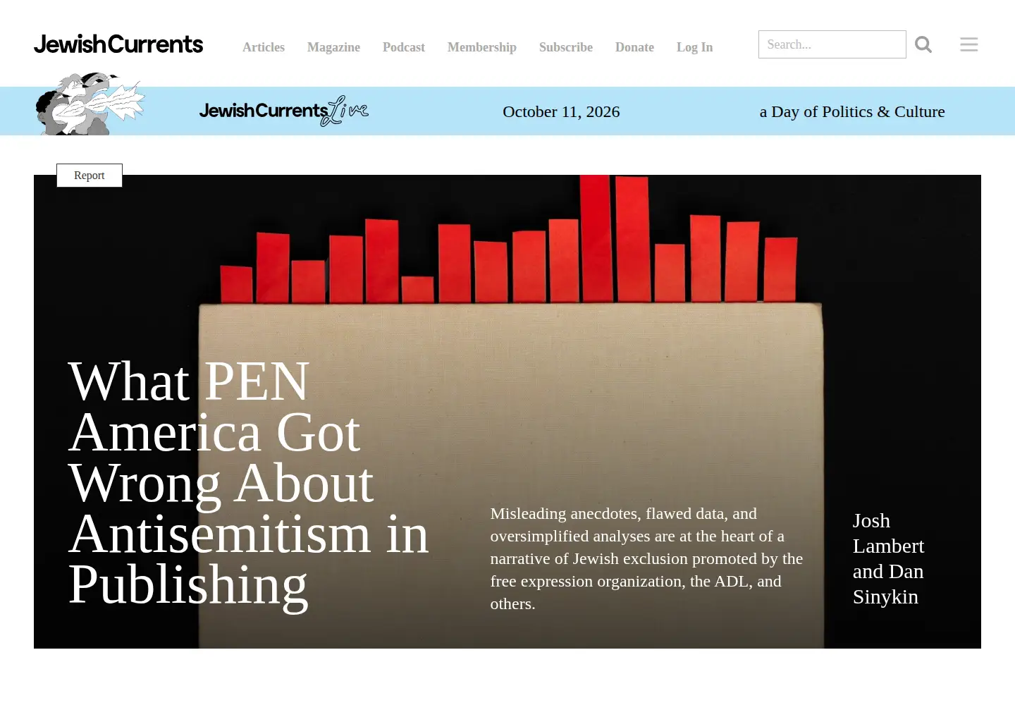 Screenshot of jewishcurrents.org