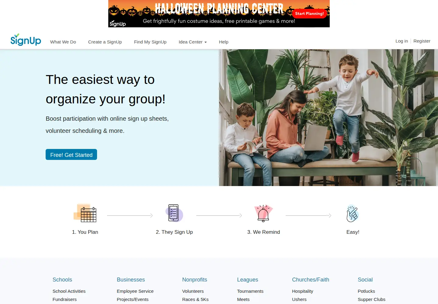 Screenshot of signup.com