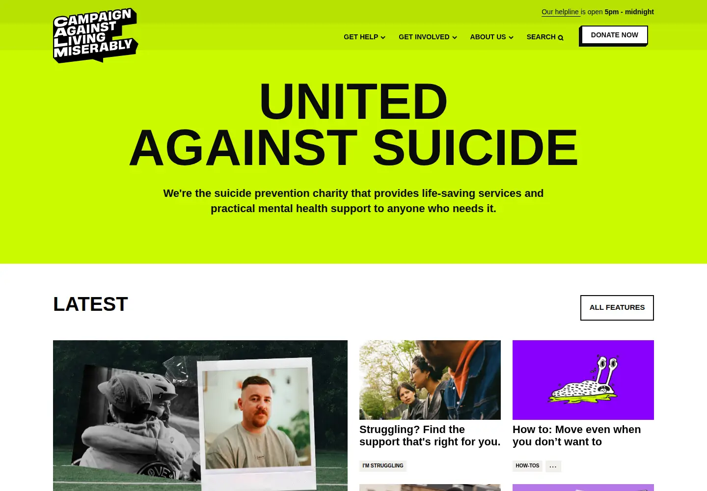 Screenshot of thecalmzone.net