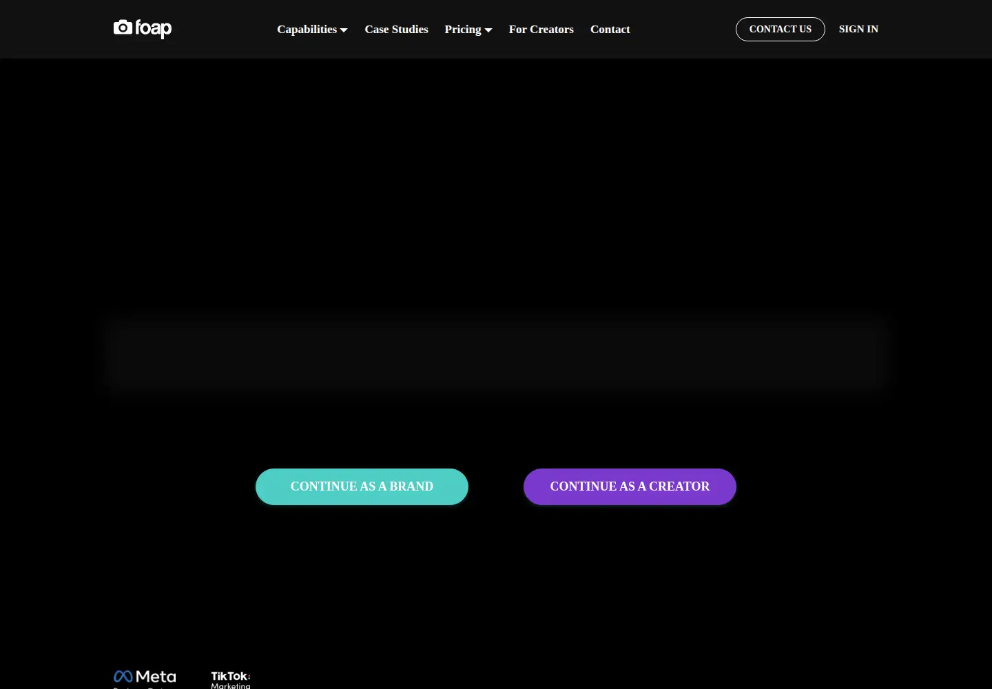 Screenshot of foap.com